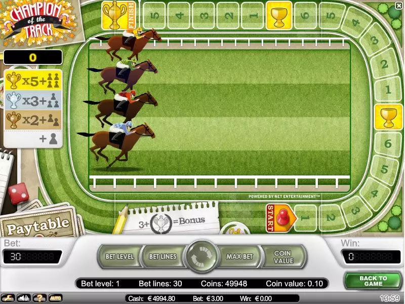 Champion of the Track NetEnt Slot Game released in   - Free Spins