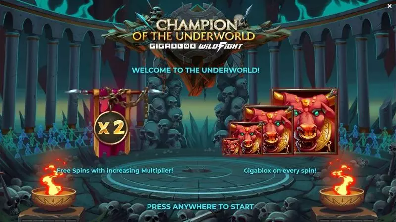 Champion of the Underworld Yggdrasil Slot Game released in October 2022 - Free Spins