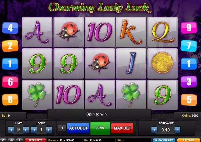 Charming Lady Luck 1x2 Gaming Slot Game released in   - Free Spins