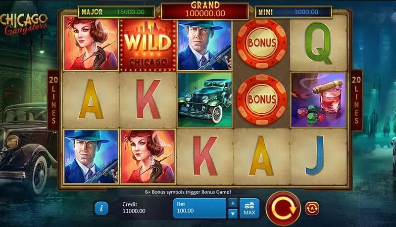 Chicago Gangsters Playson Slot Game released in September 2018 - Re-Spin