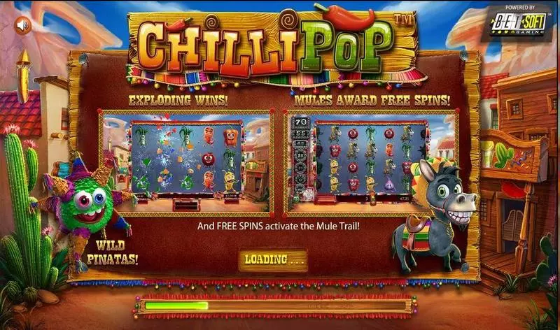 Chillipop BetSoft Slot Game released in December 2018 - Free Spins