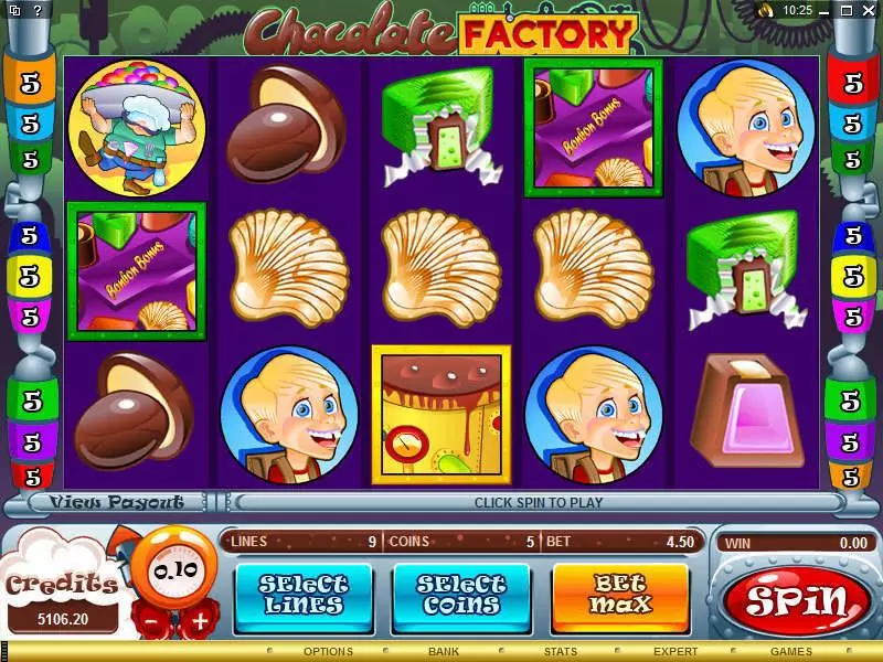 Chocolate Factory Microgaming Slot Game released in   - Second Screen Game