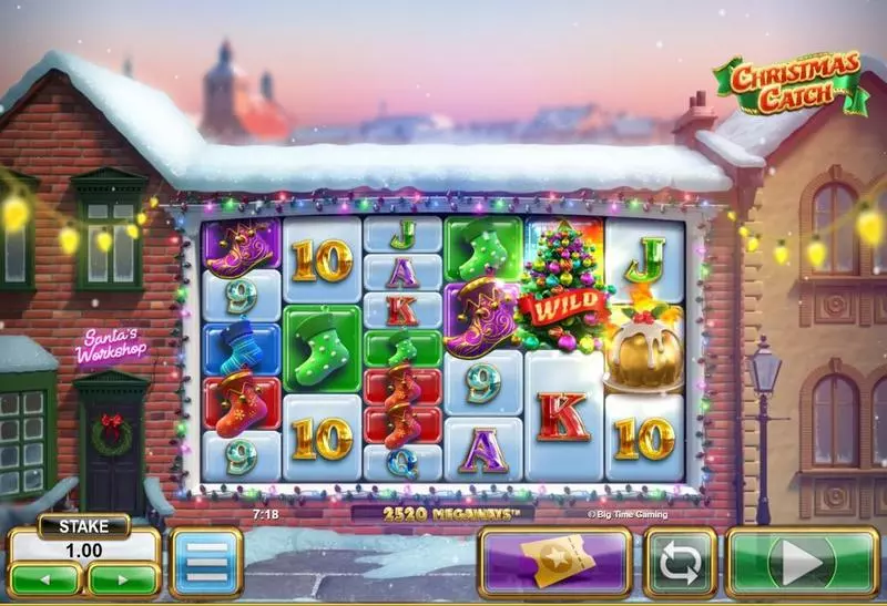 Christmas Catch Big Time Gaming Slot Game released in November 2023 - Free Spins