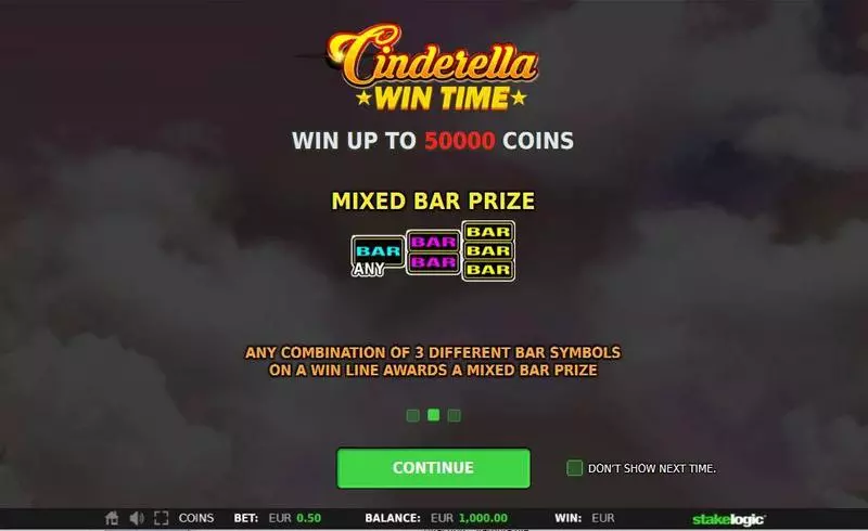 Cinderella Win Time StakeLogic Slot Game released in February 2018 - Wheel of Fortune