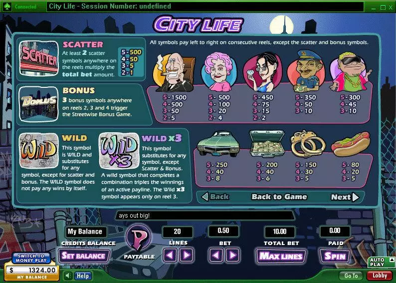 City Life 888 Slot Game released in   - Second Screen Game