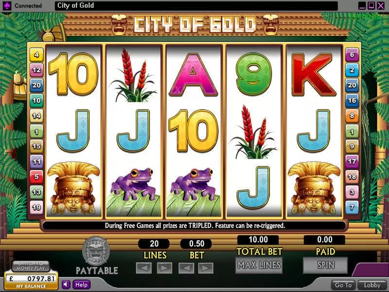 City of Gold 888 Slot Game released in   - Free Spins