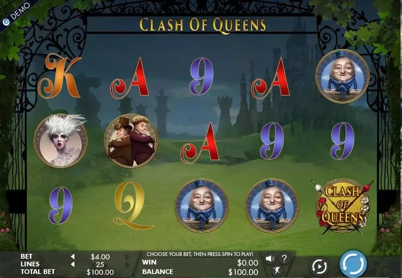 Clash of Queens Genesis Slot Game released in October 2016 - Free Spins