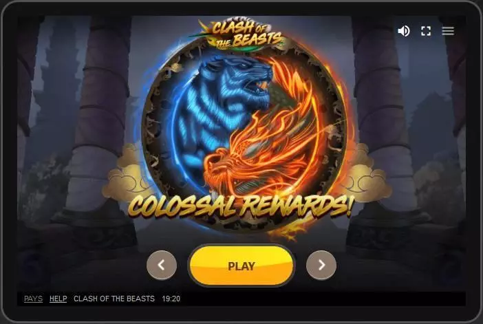 Clash of the Beasts Red Tiger Gaming Slot Game released in October 2020 - Free Spins