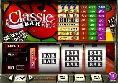 Classic Bar PlayTech Slot Game released in   - 