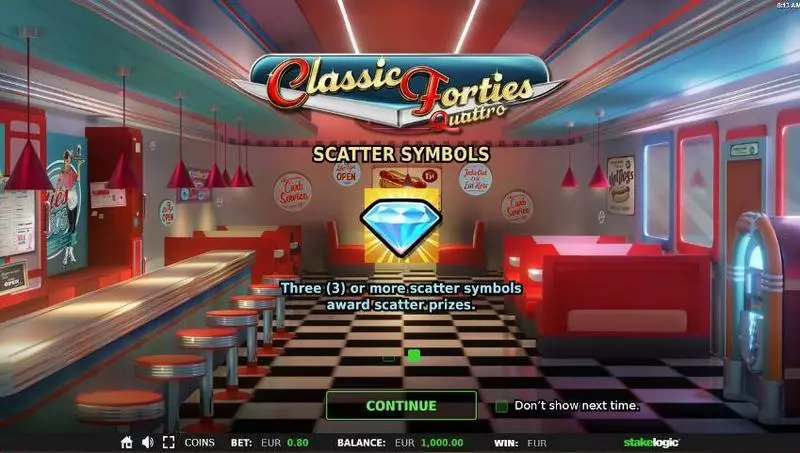 Classic Forties Quattro StakeLogic Slot Game released in March 2019 - 