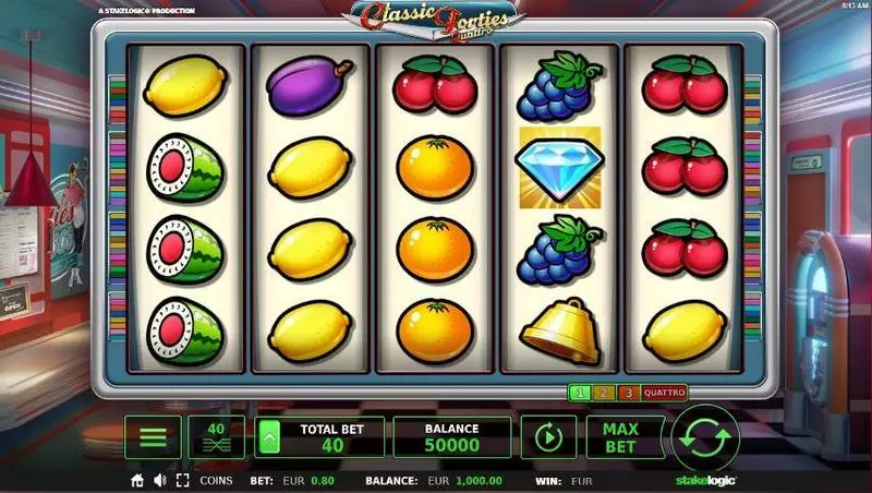 Classic Forties Quattro StakeLogic Slot Game released in March 2019 - 