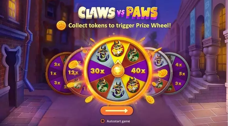 Claws vs Paws Playson Slot Game released in March 2018 - Bonus Meters