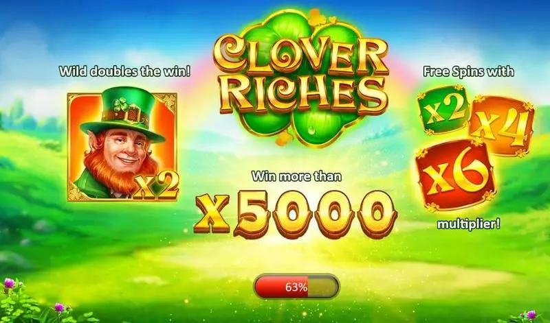 Clover Riches Playson Slot Game released in September 2019 - Free Spins