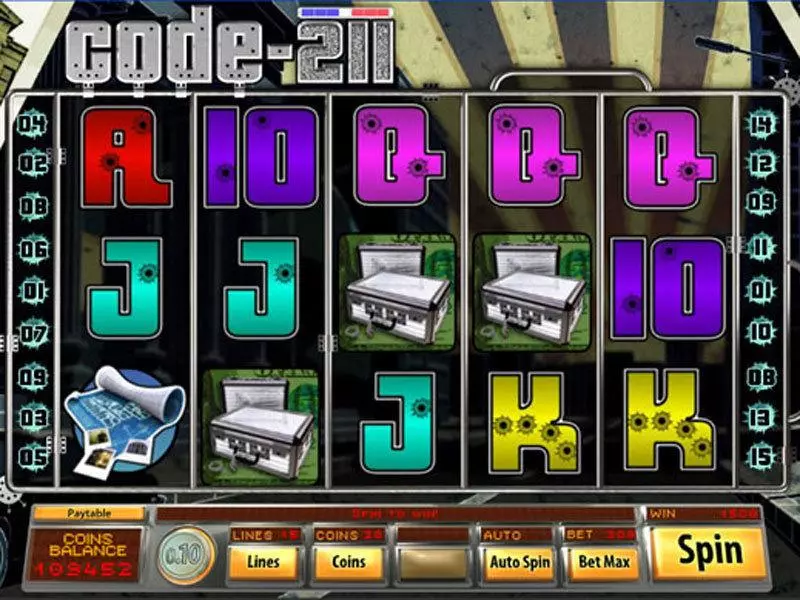 Code 211 Saucify Slot Game released in   - Free Spins