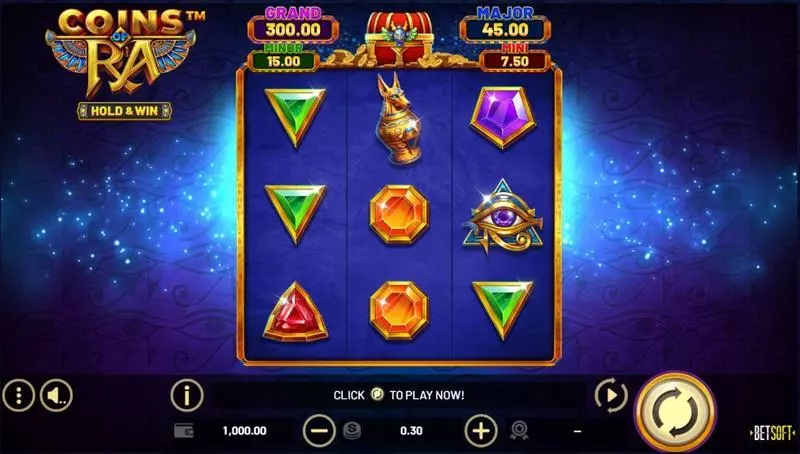Coins of Ra – HOLD & WIN BetSoft Slot Game released in March 2024 - 