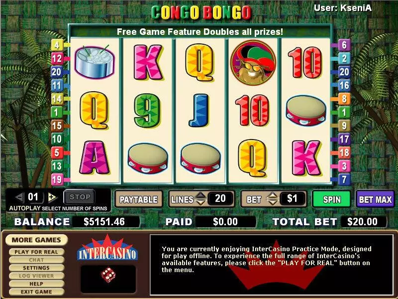 Congo Bongo CryptoLogic Slot Game released in   - Free Spins