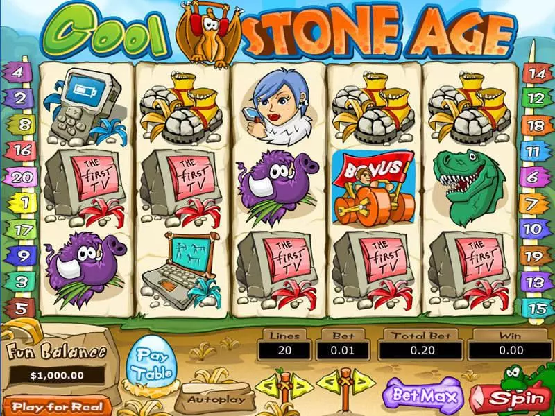 Cool Stone Age Topgame Slot Game released in   - Free Spins