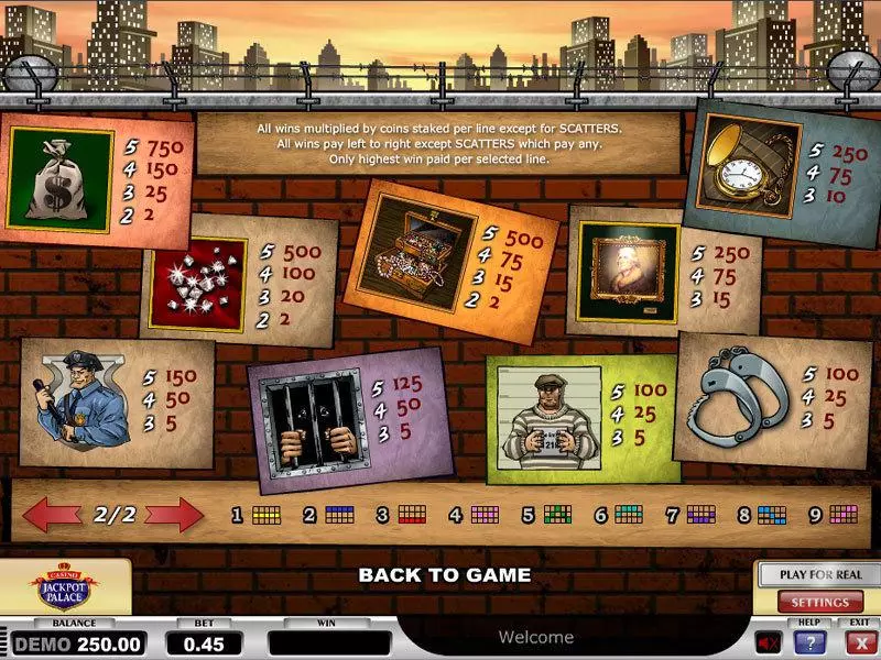 Cops n Robbers Play'n GO Slot Game released in   - Second Screen Game