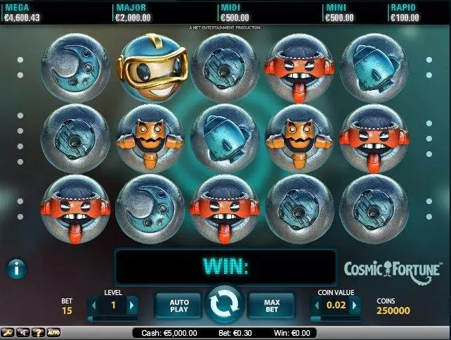 Cosmic Fortune NetEnt Slot Game released in   - 