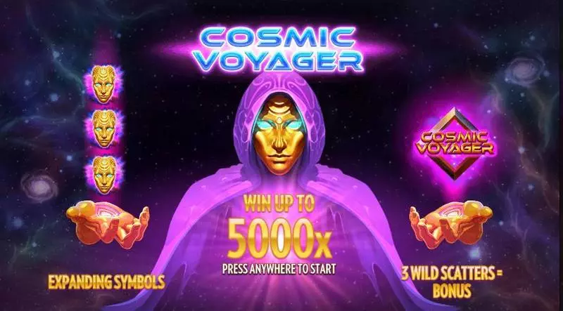 Cosmic Voyager Thunderkick Slot Game released in January 2021 - Free Spins