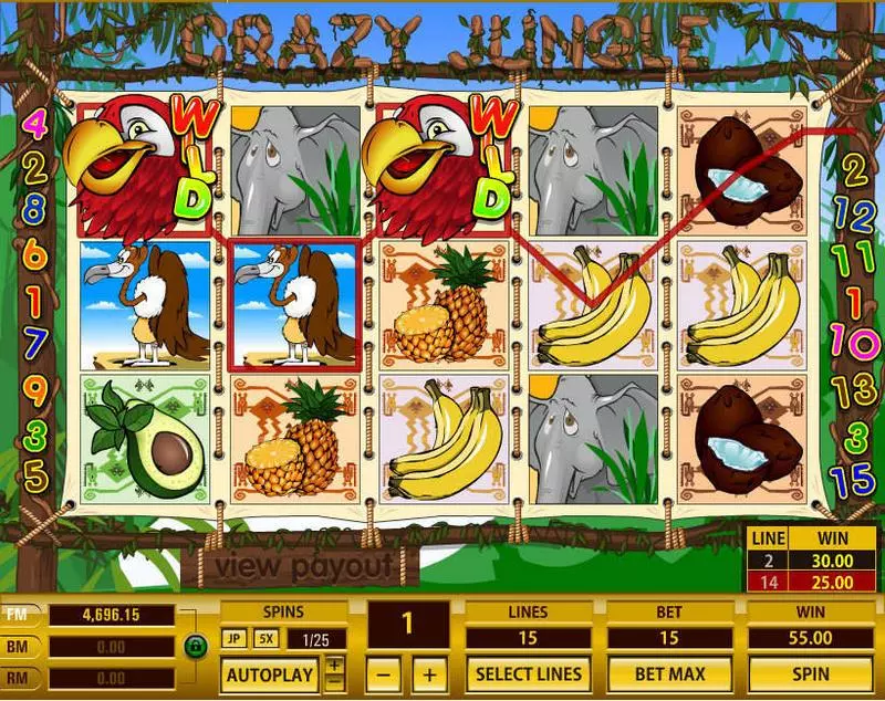Crazy Jungle Topgame Slot Game released in   - Free Spins