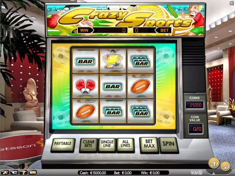 Crazy Sports NetEnt Slot Game released in   - 