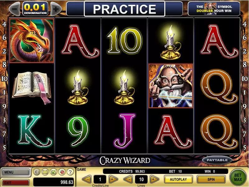 Crazy Wizard GTECH Slot Game released in April 2010 - Free Spins