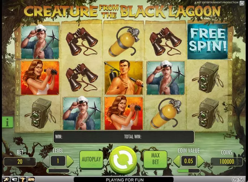 Creature from the Black Lagoon NetEnt Slot Game released in   - Free Spins