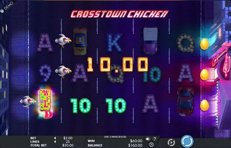 Crosstown Chicken Genesis Slot Game released in June 2017 - Second Screen Game