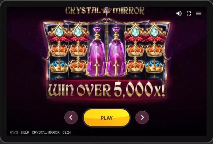 Crystal Mirror Red Tiger Gaming Slot Game released in August 2020 - Free Spins