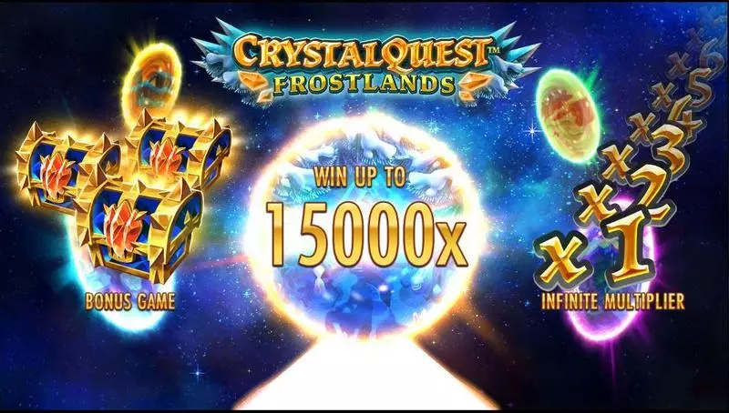 Crystal Quest: Frostlands Thunderkick Slot Game released in April 2021 - Infinite Multipliers