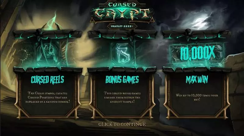 Cursed Crypt Hacksaw Gaming Slot Game released in June 2024 - Free Spins