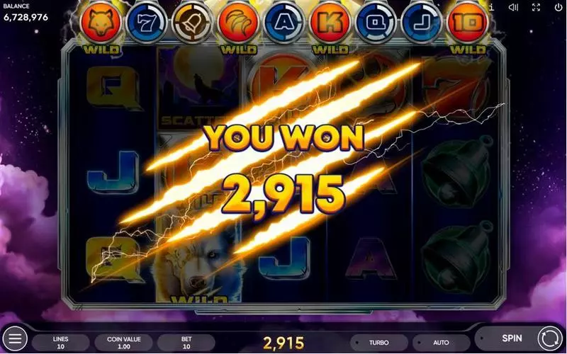 Cyber Wolf Endorphina Slot Game released in May 2022 - Bonus-Pop