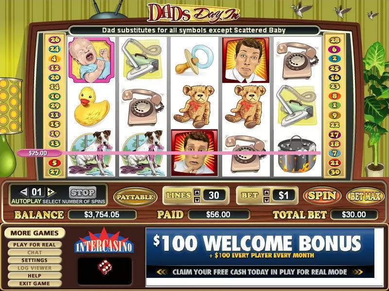 Dad's Day In CryptoLogic Slot Game released in   - Free Spins