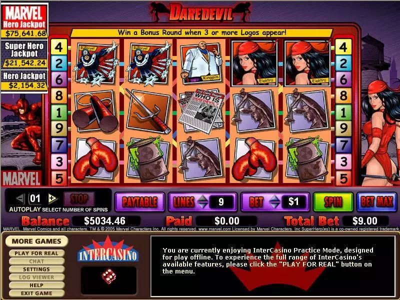 Daredevil CryptoLogic Slot Game released in   - Second Screen Game