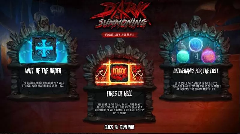 Dark Summoning Hacksaw Gaming Slot Game released in December 2023 - Super Cascade
