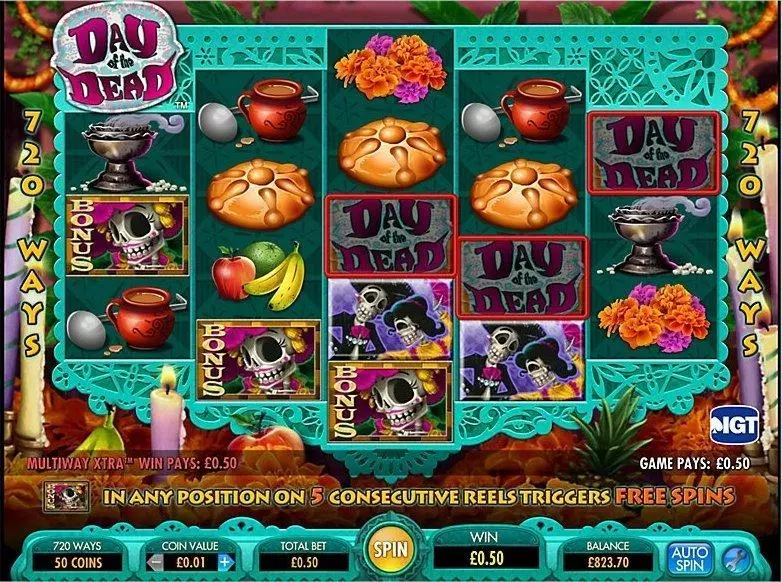 Day of the Dead IGT Slot Game released in   - 