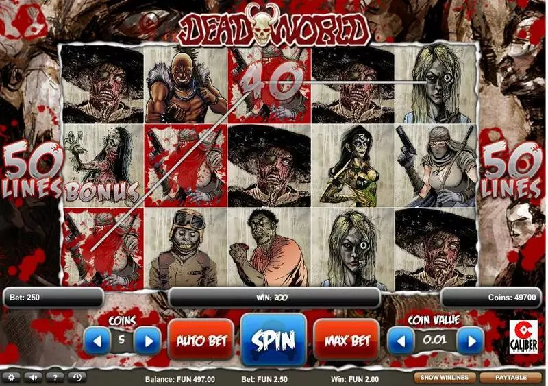Deadworld 1x2 Gaming Slot Game released in September 2016 - Second Screen Game