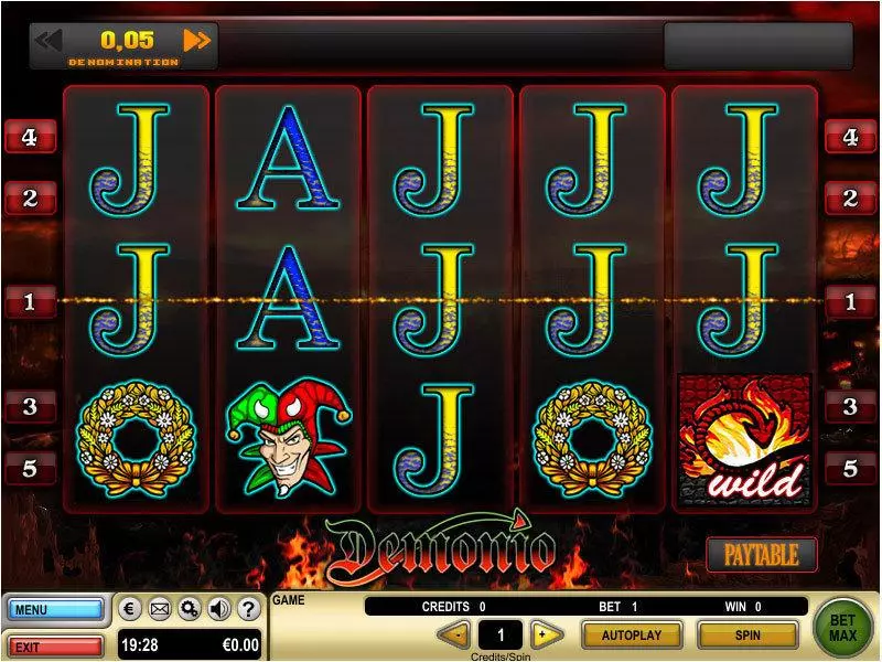 Demonio GTECH Slot Game released in   - Free Spins
