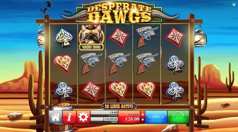 Desperate Dawgs Yggdrasil Slot Game released in March 2020 - Second Screen Game