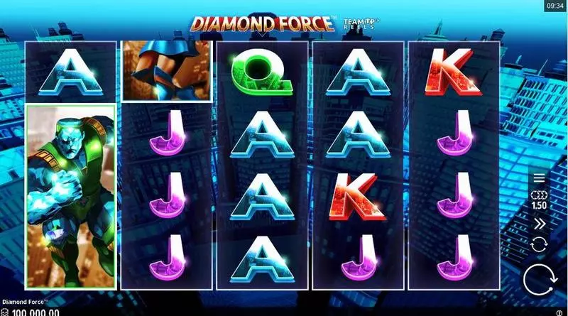 Diamond Force Microgaming Slot Game released in April 2020 - Team-Up Reels