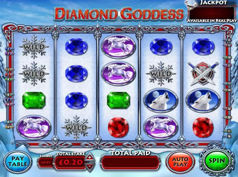 Diamond Goddess Inspired Slot Game released in   - Free Spins