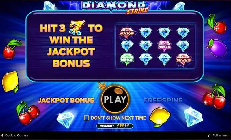 Diamond Strike Pragmatic Play Slot Game released in September 2017 - Free Spins