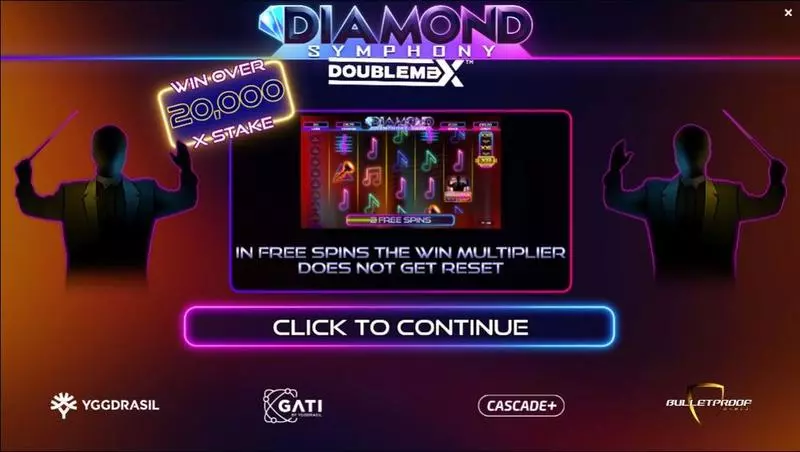 Diamond Symphony DoubleMax Bulletproof Games Slot Game released in June 2023 - Doublemax