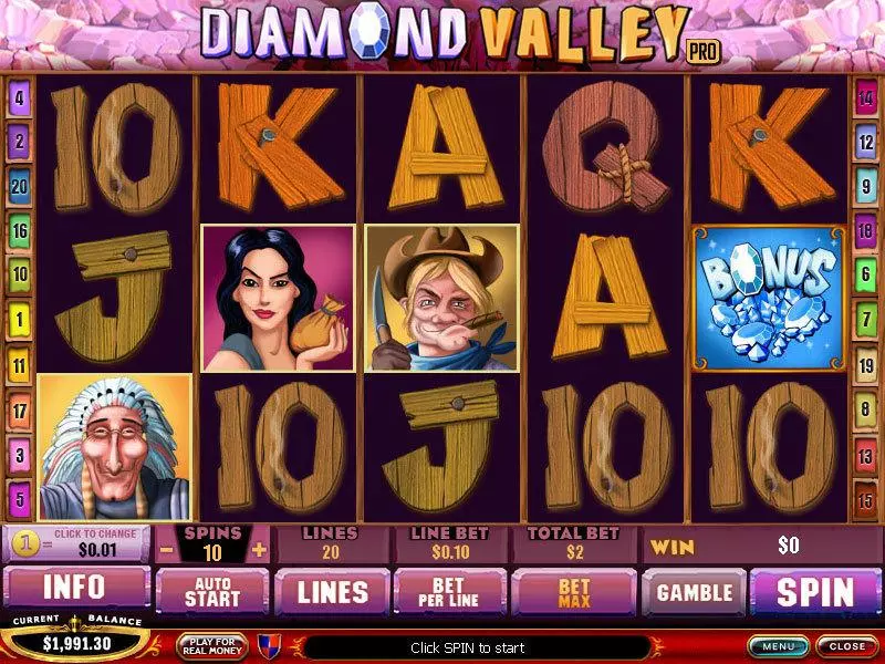 Diamond Valley Pro PlayTech Slot Game released in   - Free Spins
