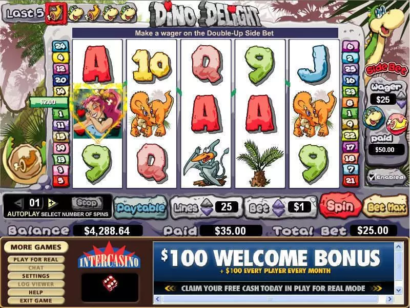 Dino Delight CryptoLogic Slot Game released in   - Second Screen Game