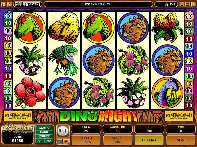 Dino Might Microgaming Slot Game released in   - Second Screen Game