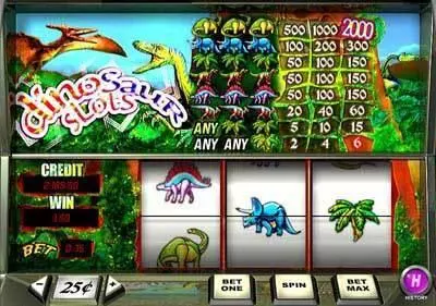 Dinosaur PlayTech Slot Game released in   - 