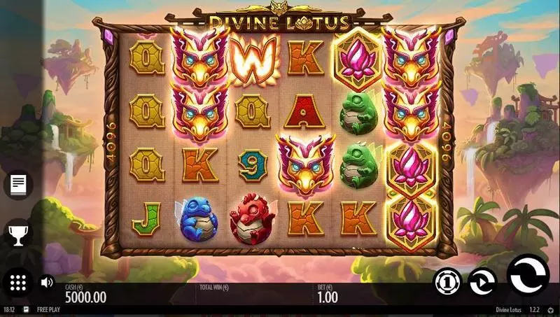 Divine Lotus Thunderkick Slot Game released in October 2019 - Free Spins