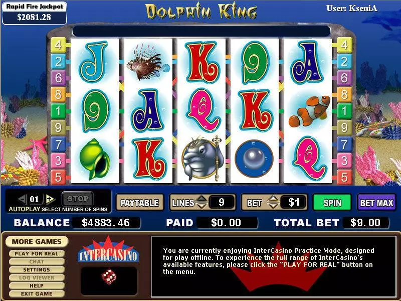 Dolphin King CryptoLogic Slot Game released in   - Free Spins